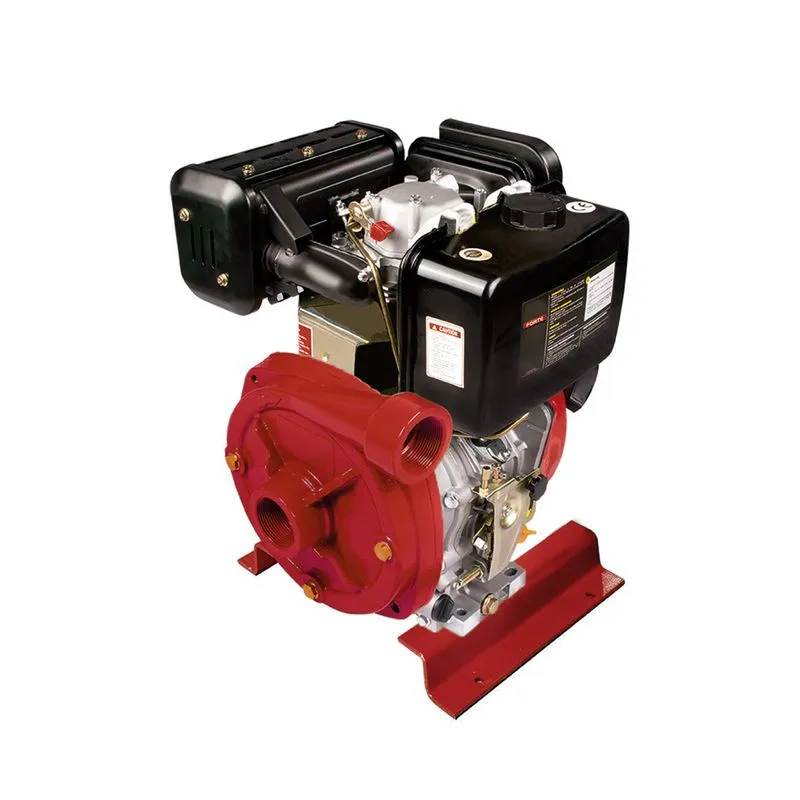 Motobomba con motor FORTE 10HP con arranque manualo
